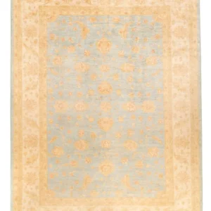 Ziegler Teppe - 342 x 257 cm - lyseblå