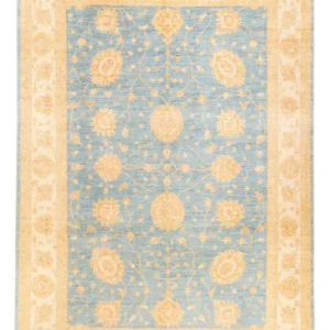 Ziegler Teppe - 343 x 248 cm - lyseblå