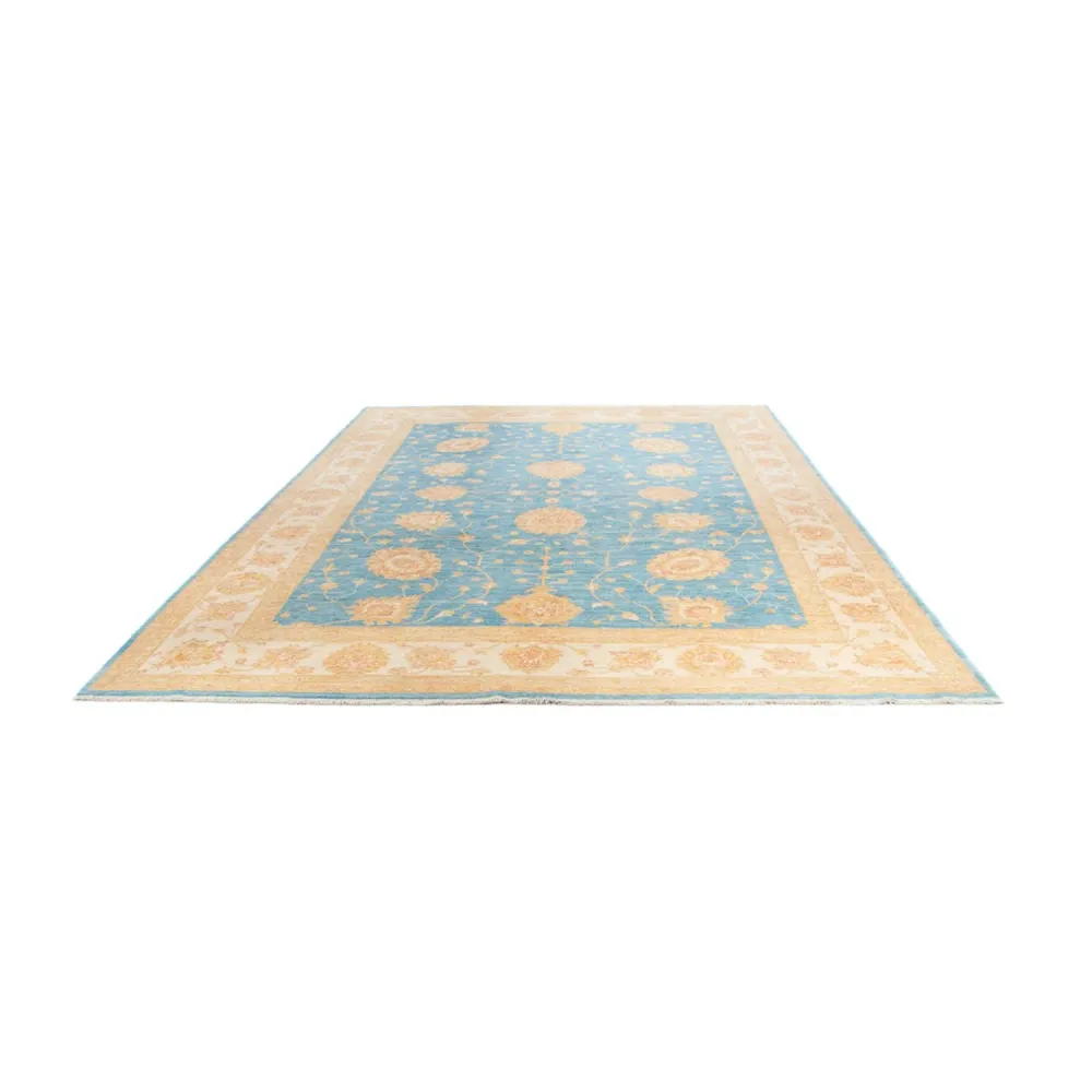 Ziegler Teppe - 343 x 248 cm - lyseblå
