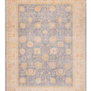 Ziegler Teppe - 343 x 257 cm - lyseblå