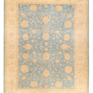 Ziegler Teppe - 343 x 258 cm - lyseblå