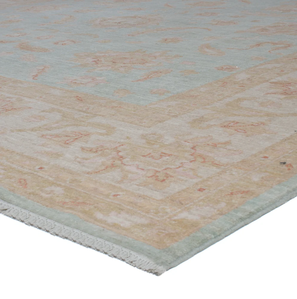 Ziegler Teppe - 344 x 253 cm - blå