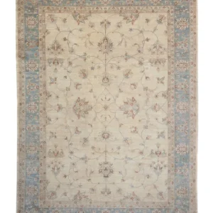 Ziegler Teppe - 347 x 250 cm - lys beige