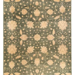 Ziegler Teppe - 348 x 256 cm - olivengrønn