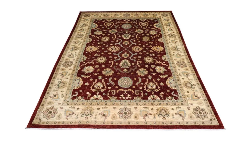 Ziegler Teppe - 357 x 276 cm - mørk rød