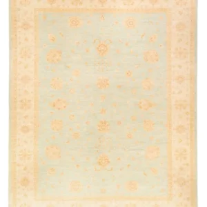 Ziegler Teppe - 367 x 276 cm - lyseblå