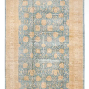 Ziegler Teppe - 440 x 304 cm - lyseblå