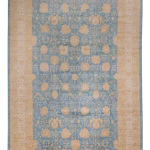 Ziegler Teppe - 441 x 306 cm - lyseblå