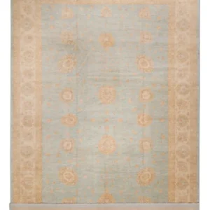 Ziegler Teppe - 543 x 354 cm - lyseblå