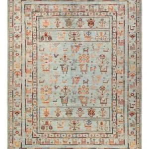 Ziegler Teppe - Ariana - 199 x 158 cm - lyseblå