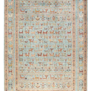 Ziegler Teppe - Ariana - 300 x 209 cm - lyseblå