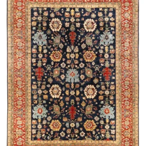 Ziegler Teppe - Ariana - 363 x 270 cm - mørkeblå