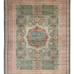 Ziegler Teppe - Ariana - 397 x 302 cm - lysegrønn
