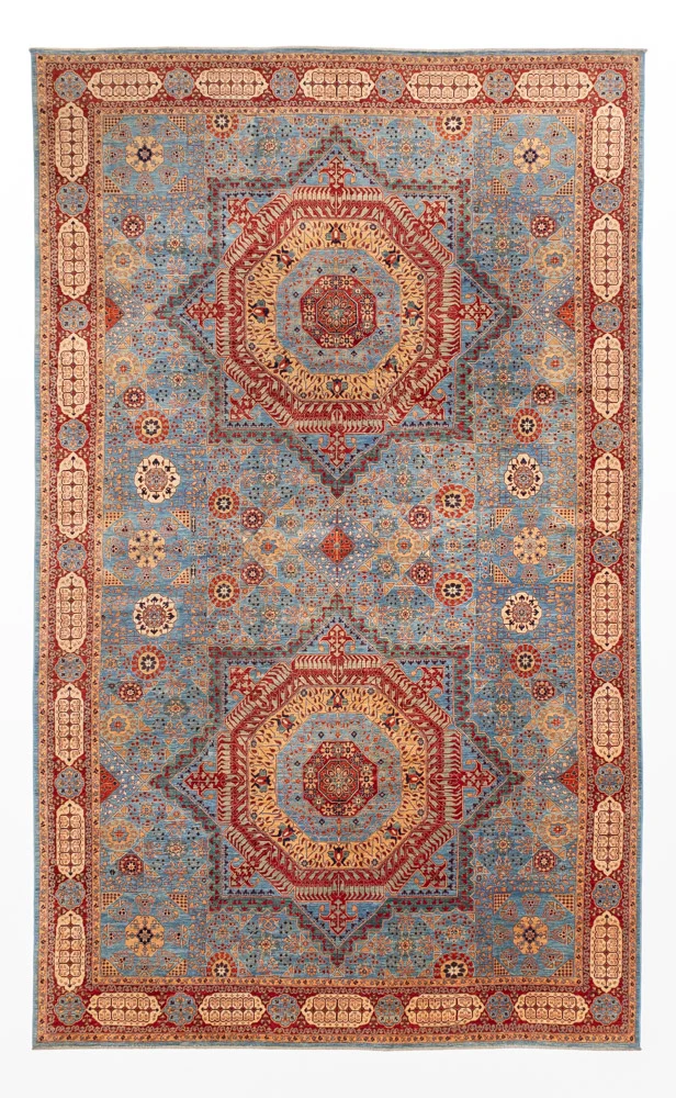 Ziegler Teppe - Ariana - 492 x 297 cm - lyseblå
