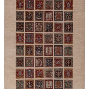 Ziegler teppe - Bakhtiari - 236 x 175 cm - flerfarget