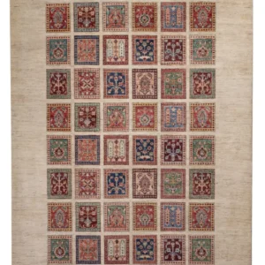 Ziegler teppe - Bakhtiari - 246 x 176 cm - flerfarget