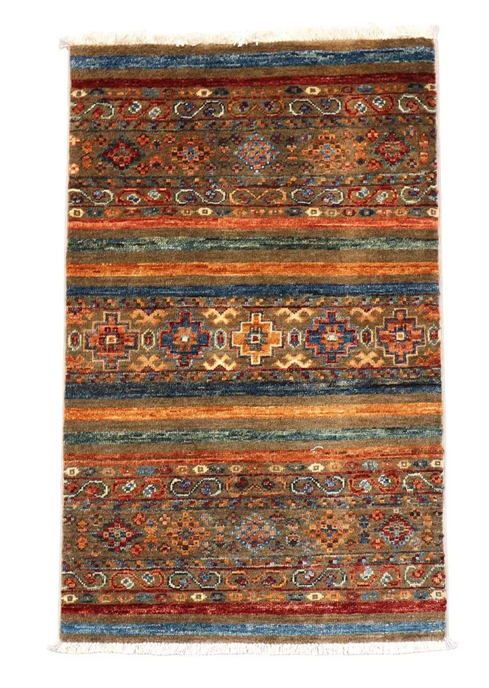 Ziegler Teppe - 94 x 63 cm - brun