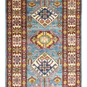 Ziegler Teppe - Kazak - 130 x 75 cm - lyseblå