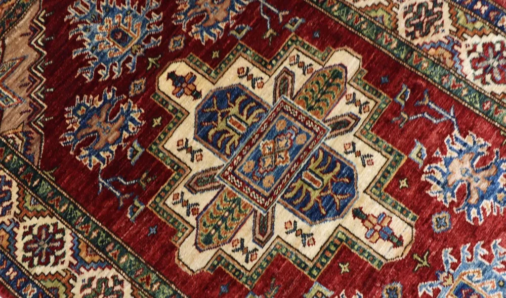 Ziegler Teppe - Kazak - 155 x 102 cm - mørk rød