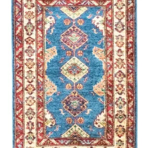 Ziegler Teppe - Kazak - 97 x 65 cm - blå