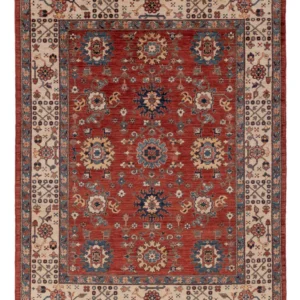 Ziegler Teppe - Kazak - 199 x 154 cm - rød