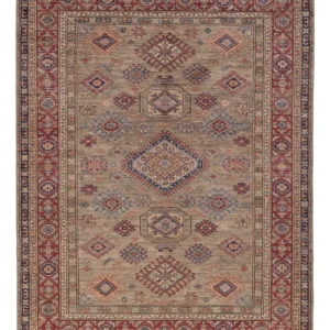 Ziegler Teppe - Kazak - 201 x 149 cm - mørk beige