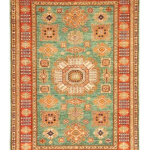 Ziegler Teppe - Kazak - 211 x 150 cm - grønn