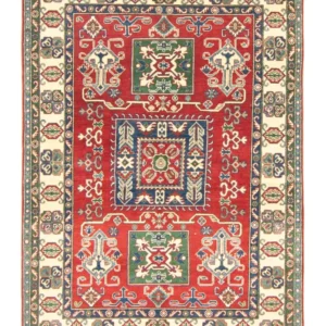 Ziegler Teppe - Kazak - 212 x 146 cm - mørk rød