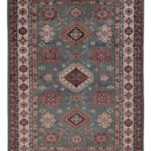 Ziegler Teppe - Kazak - 240 x 171 cm - bensinblå