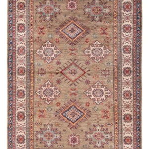 Ziegler Teppe - Kazak - 249 x 167 cm - mørk beige