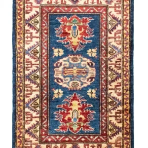 Ziegler Teppe - Kazak - 90 x 58 cm - blå
