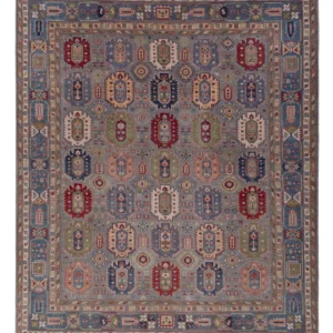 Ziegler Teppe - Kazak - 297 x 248 cm - mørk beige