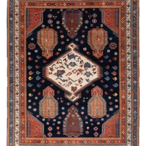 Ziegler Teppe - Kazak - 328 x 247 cm - mørkeblå