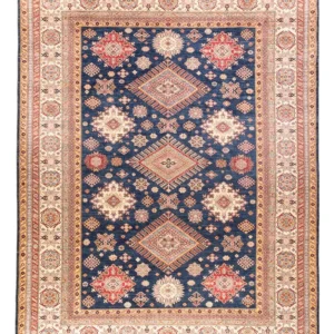 Ziegler Teppe - Kazak - 410 x 305 cm - mørkeblå