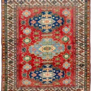 Ziegler Teppe - Kazak square - 197 x 188 cm - rød