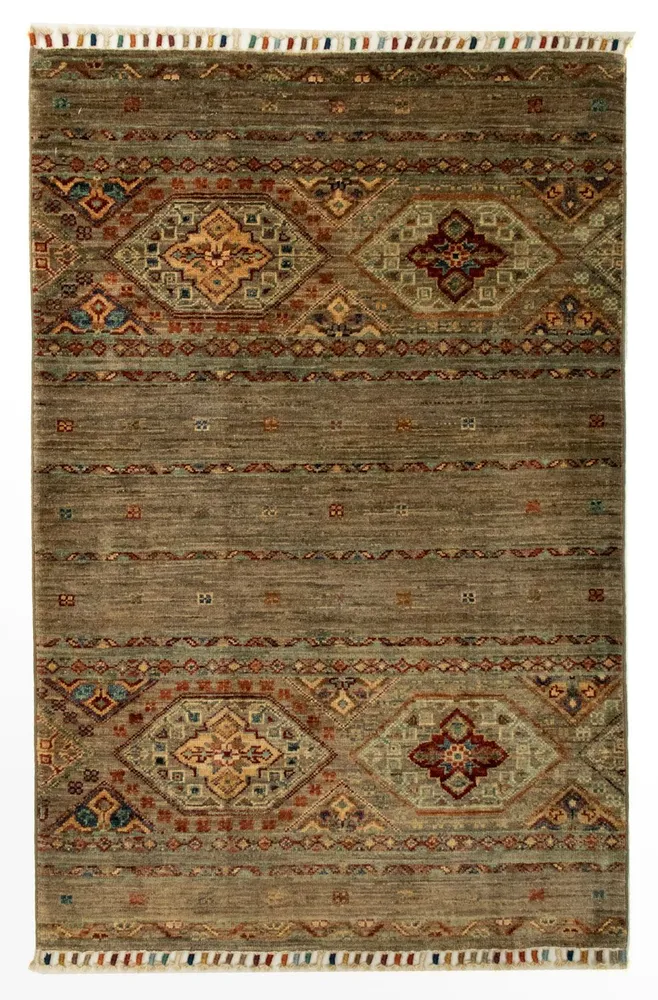 Ziegler Teppe - Moderne - 123 x 82 cm - mørk brun