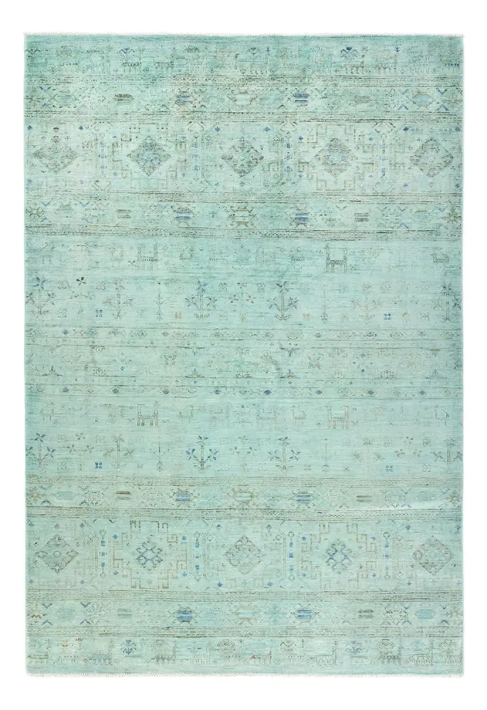 Ziegler Teppe - Moderne - 237 x 164 cm - turkis