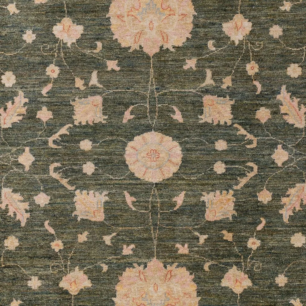 Ziegler Teppe - Moderne - 294 x 205 cm - mørkegrønn