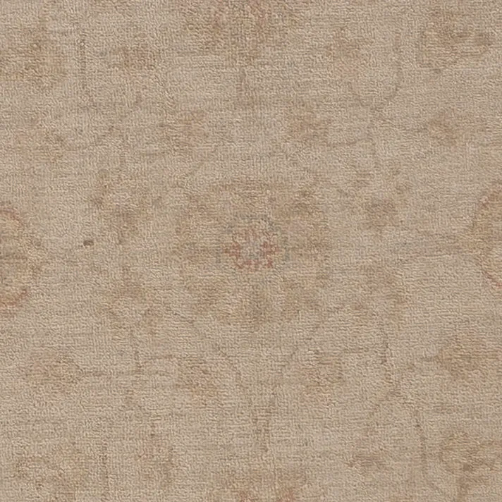 Ziegler Teppe rundt - 148 x 148 cm - lys beige