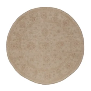Ziegler Teppe rundt - 148 x 148 cm - lys beige