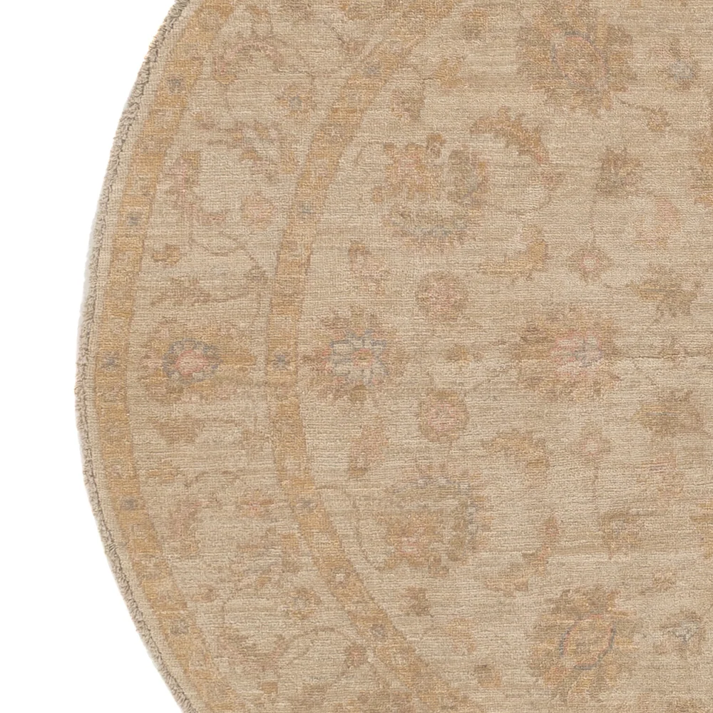 Ziegler Teppe rundt - 149 x 149 cm - lys beige