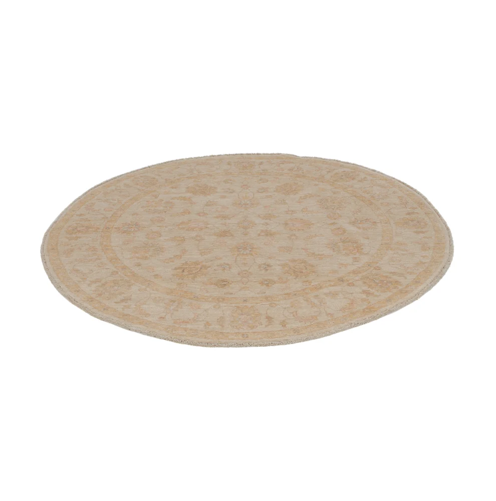 Ziegler Teppe rundt - 149 x 149 cm - lys beige