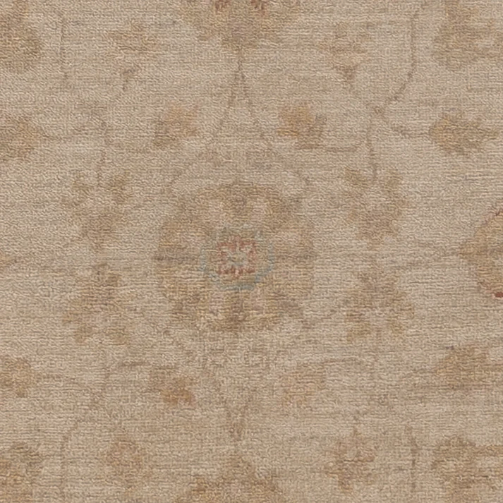 Ziegler Teppe rundt - 150 x 150 cm - lys beige
