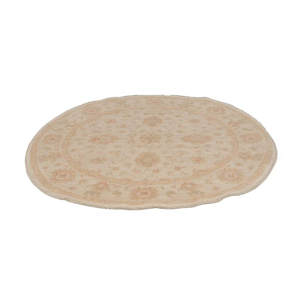 Ziegler Teppe rundt - 150 x 150 cm - lys beige