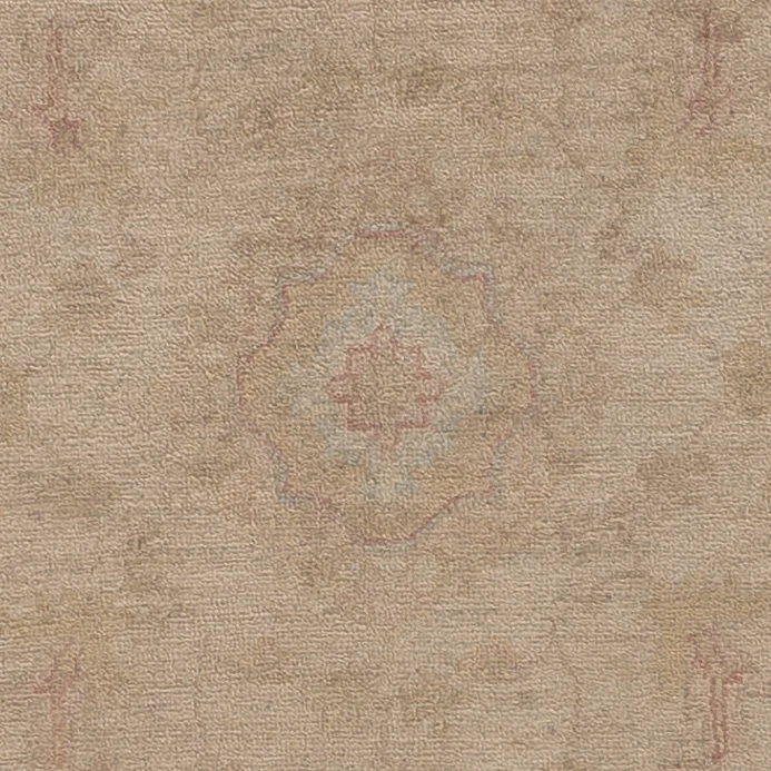 Ziegler Teppe rundt - 152 x 150 cm - lys beige