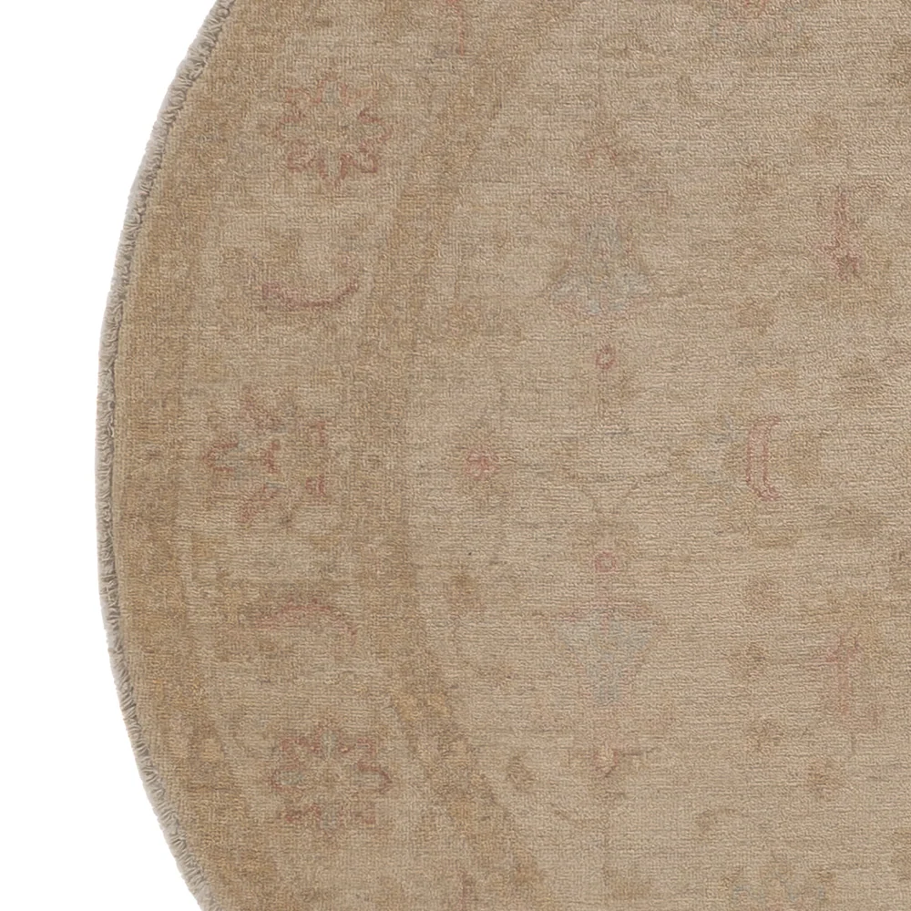 Ziegler Teppe rundt - 152 x 150 cm - lys beige