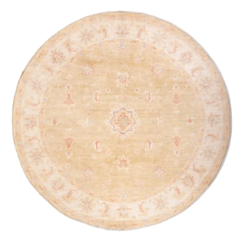 Ziegler Teppe rundt - 196 x 197 cm - beige