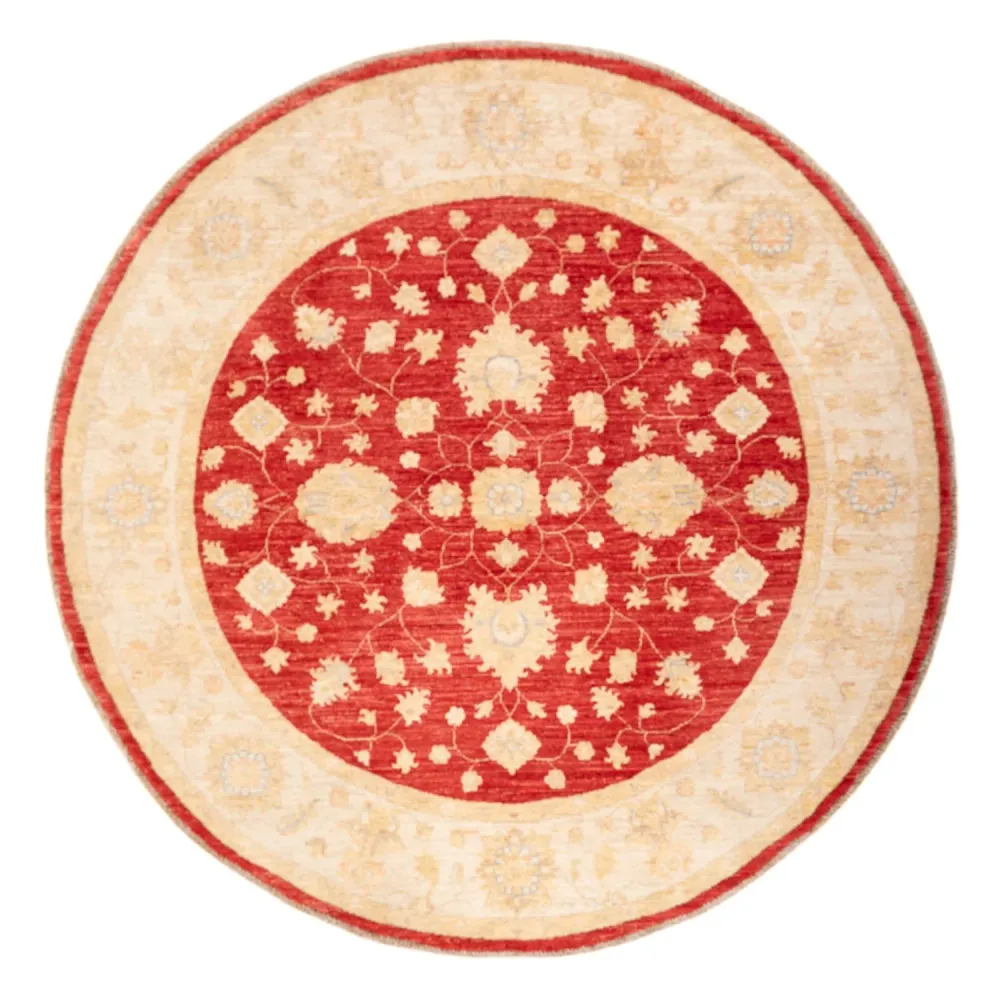 Ziegler Teppe rundt - 200 x 194 cm - rød