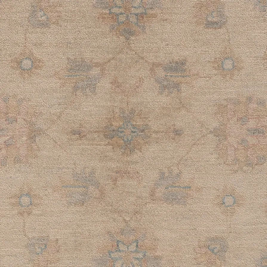 Ziegler Teppe rundt - 200 x 198 cm - lys beige