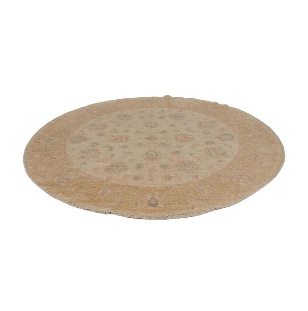 Ziegler Teppe rundt - 200 x 198 cm - lys beige